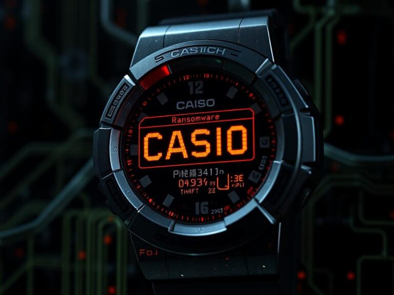 Casio – atak ransomware i ujawnione dane