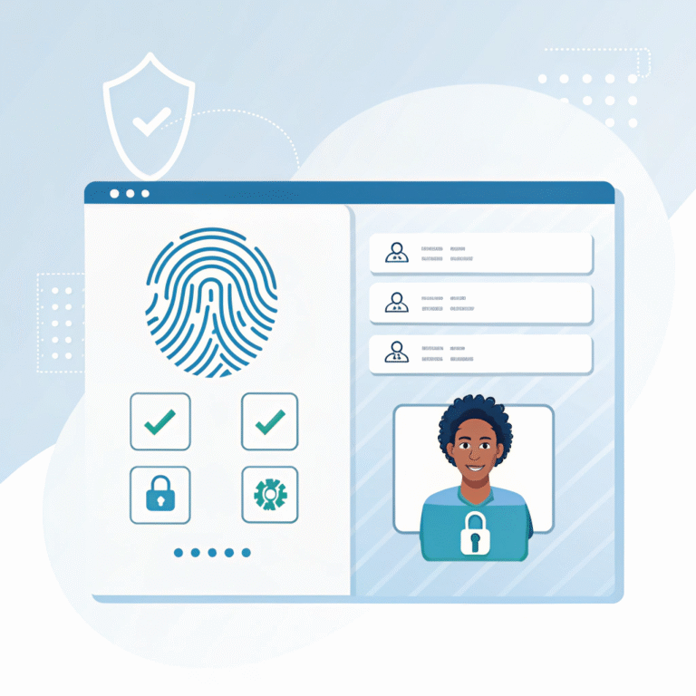 Login biometric passkeys