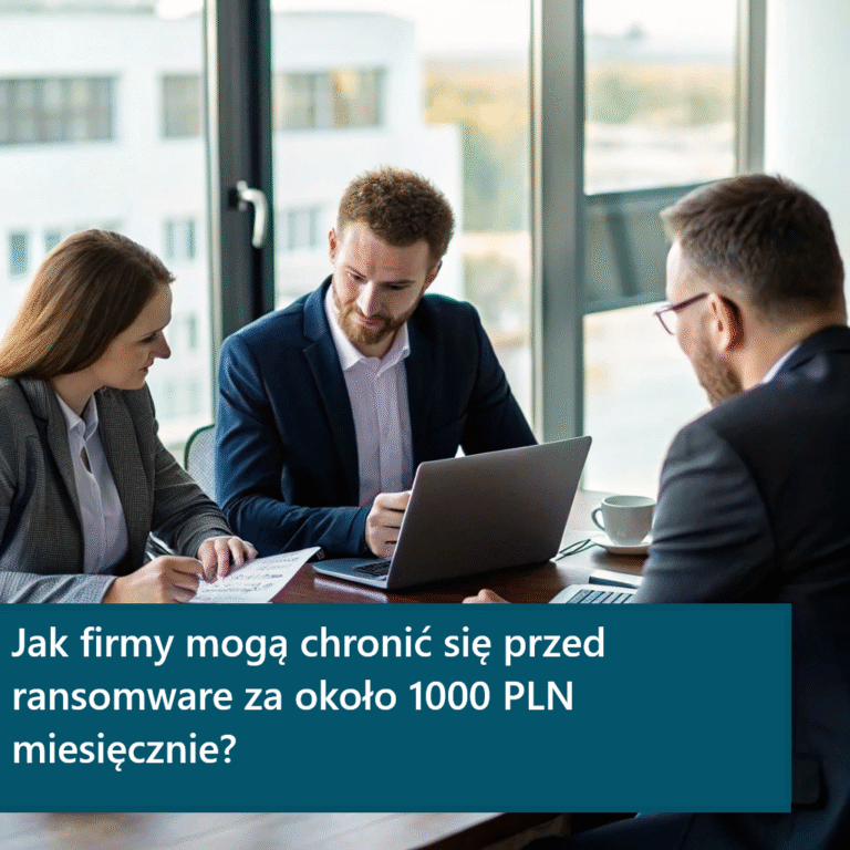 Jak firmy mogą chronić się przed ransomware za około 1000 PLN miesięcznie?