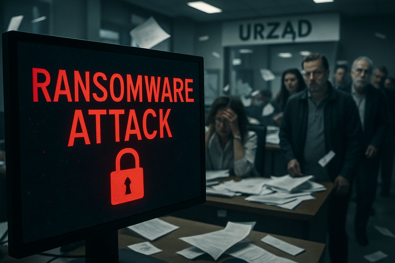 ransomware w urzedzie miasta gminy