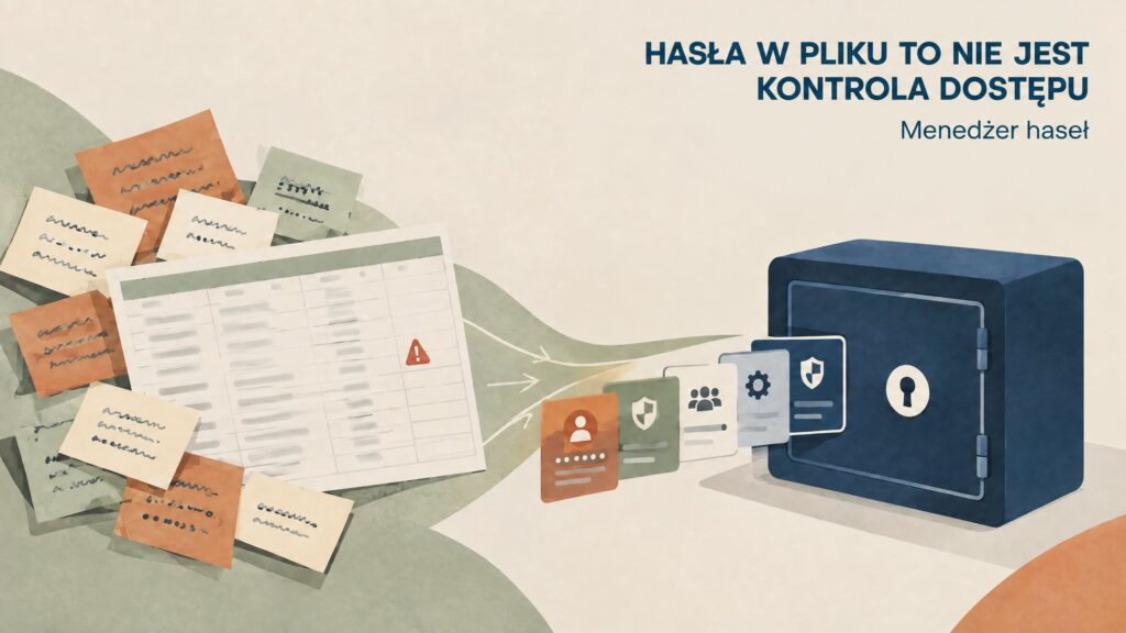 hasła w pliku a menadżer haseł - audyt nis2 ksc